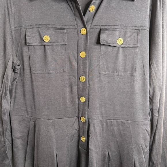 Tory Burch 100% Silk Long Sleeve Dress - Picture 4 of 8